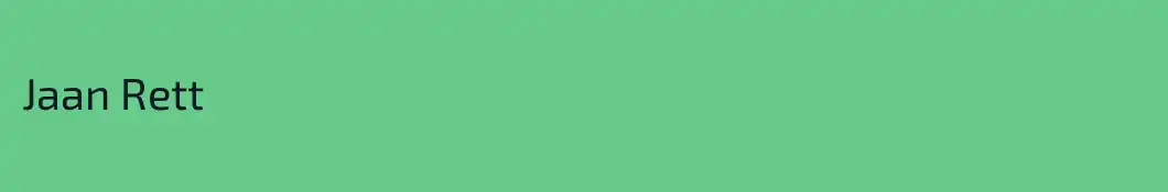 Jaan Rett